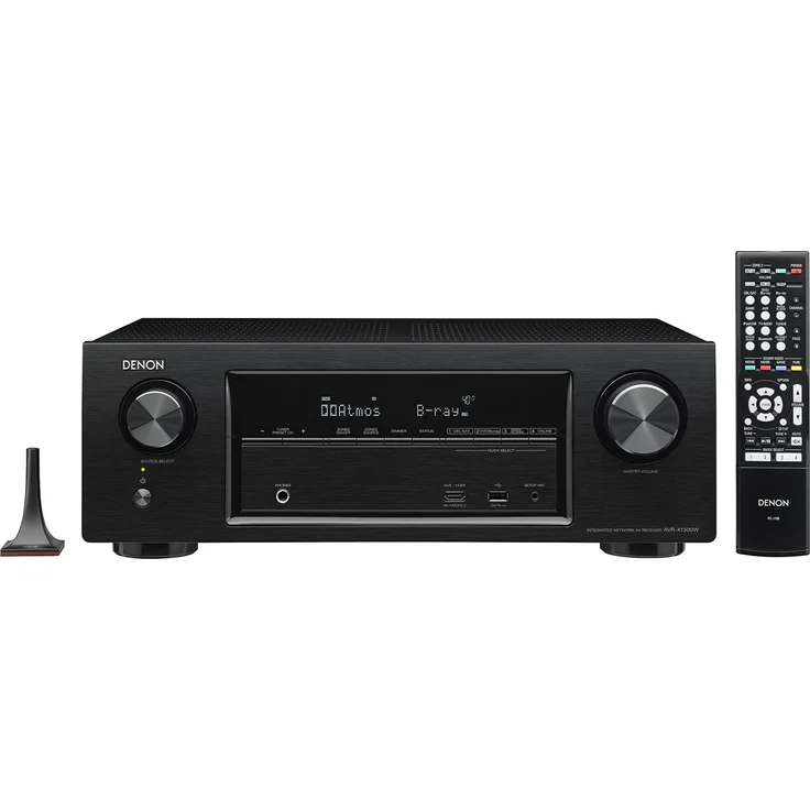 Denon AVR-X1300W 7.2-AV-Receiver schwarz – Bild 1