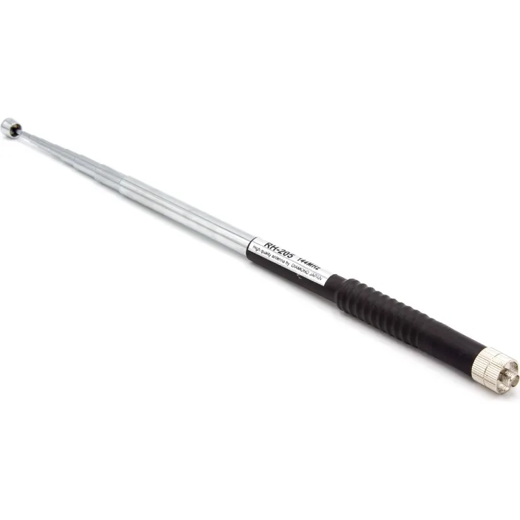 VHBW Antenne SMA weiblich 138cm ausziehbar 144-430MHz 50Ohm passend für Funkgerät z.B. von Kenwood, Baofeng, Bidatong.