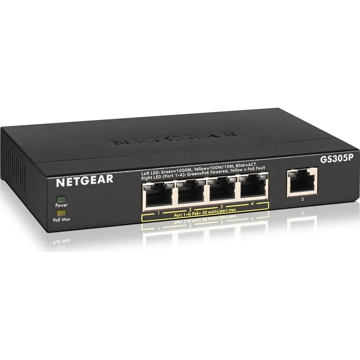 NETGEAR GS305Pv2 - Switch (4x PoE 63W) – Bild 1