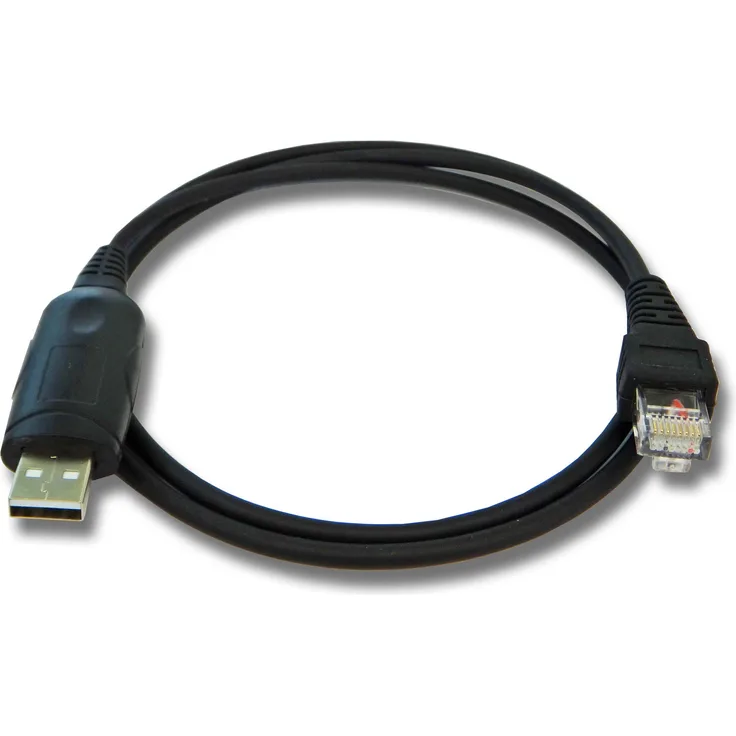 VHBW USB-Programmierkabel passend für Funkgerät Kenwood TK-7150, TK-7160, TK-7180, TK-760, TK-760G, TK-762, TK-762G