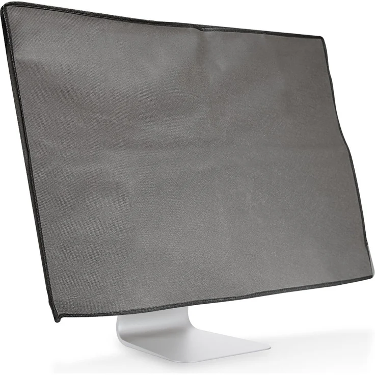 kwmobile Bildschirm Schutzhülle für 20-22 Monitor - Staubschutz PC Monitor Hülle in Dunkelgrau
