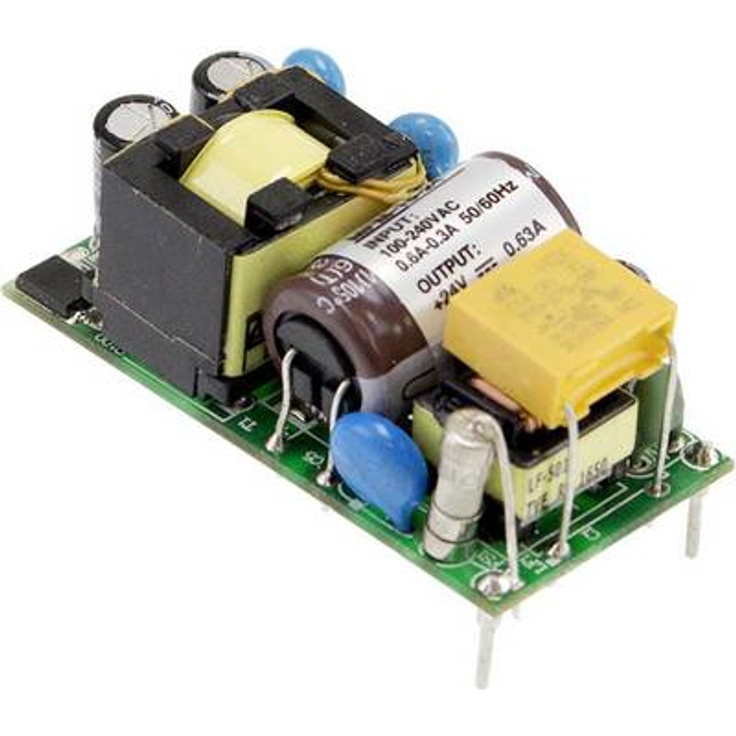 Mean Well MFM-15-5 AC/DC-Netzteilbaustein, open frame 5 V/DC 3 A (MFM-15-5)