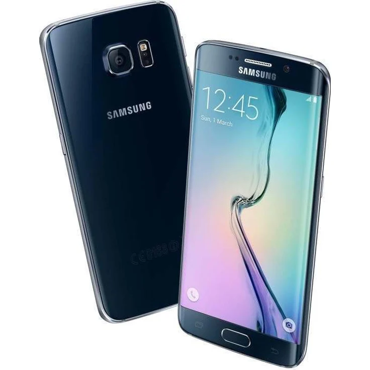 Samsung Galaxy S6 Edge Smartphone 12,95cm (5,1 Zoll) Super-AMOLED-Display, 64GB interner Speicher, 3GB RAM, Android, Black Sapphire – Bild 3
