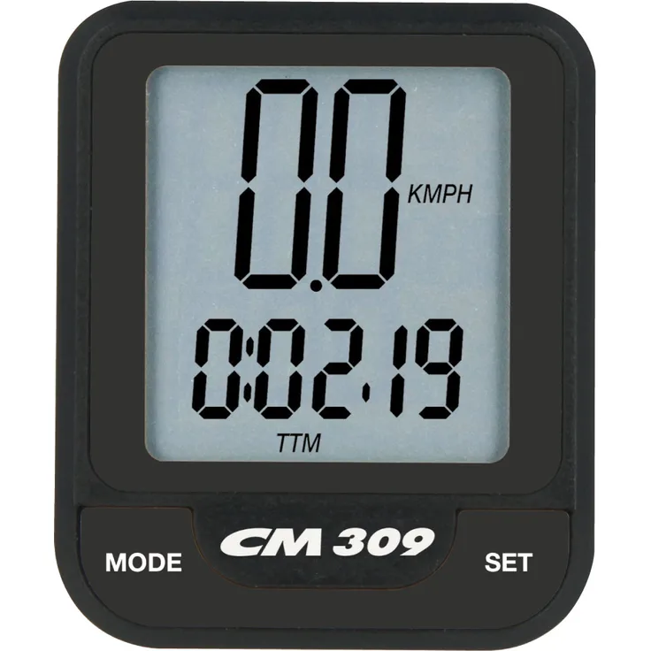 Ciclosport Drahtloser Fahrradcomputer CM 309, schwarz, One Size