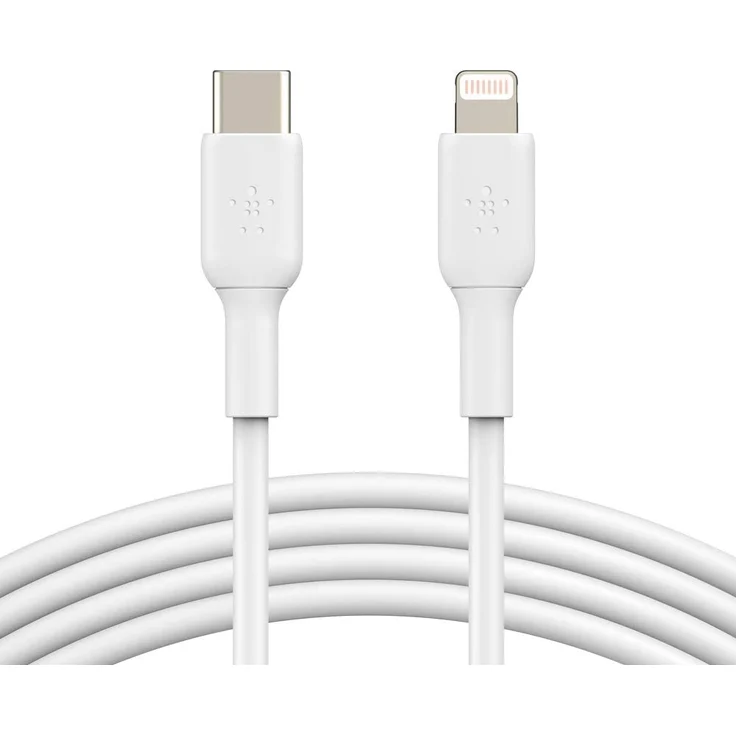 Belkin Lightning/USB-C Kabel PVC, 1 m, weiß – Bild 1
