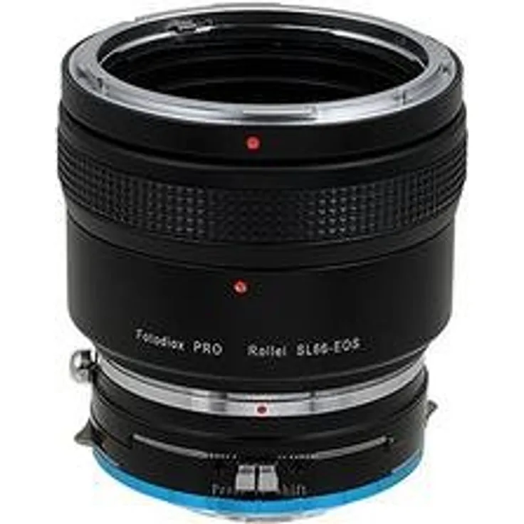 Fotodiox Pro Lens Mount Shift Adapter, Rolleiflex SL66 (Rollei SL66E, SL66X, SL66SE) Series Lenses to Fujifilm X-Series Mirrorless Camera Adapter - fits X-Mount Camera Bodies such as X-Pro1, X-E1, X-M1, X-A1, X-E2, X-T1