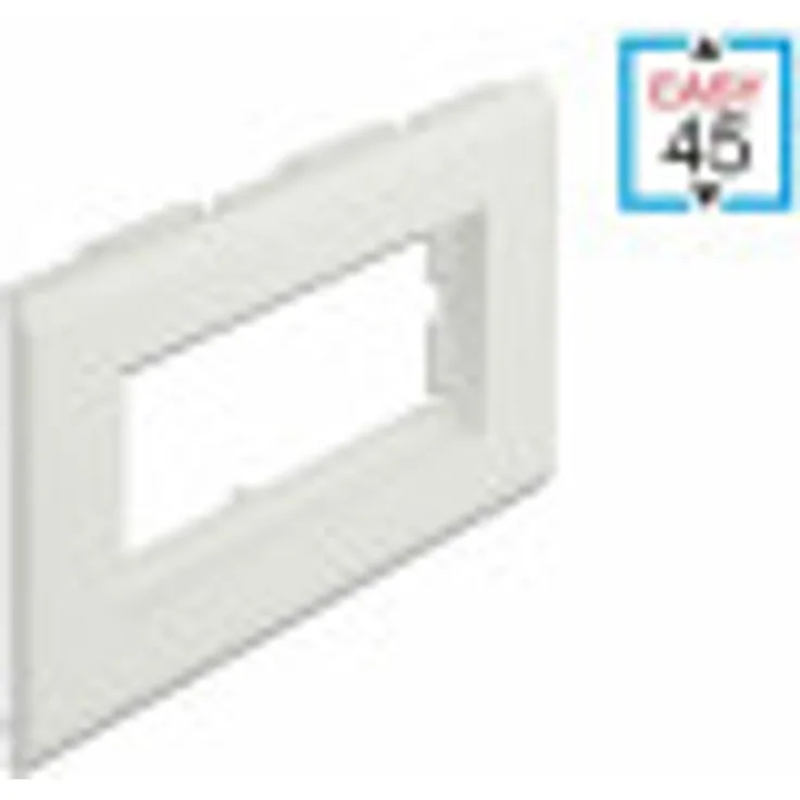 Delock Easy 45 Modulträger für Geräteeinbaukanal 130 x 80 mm