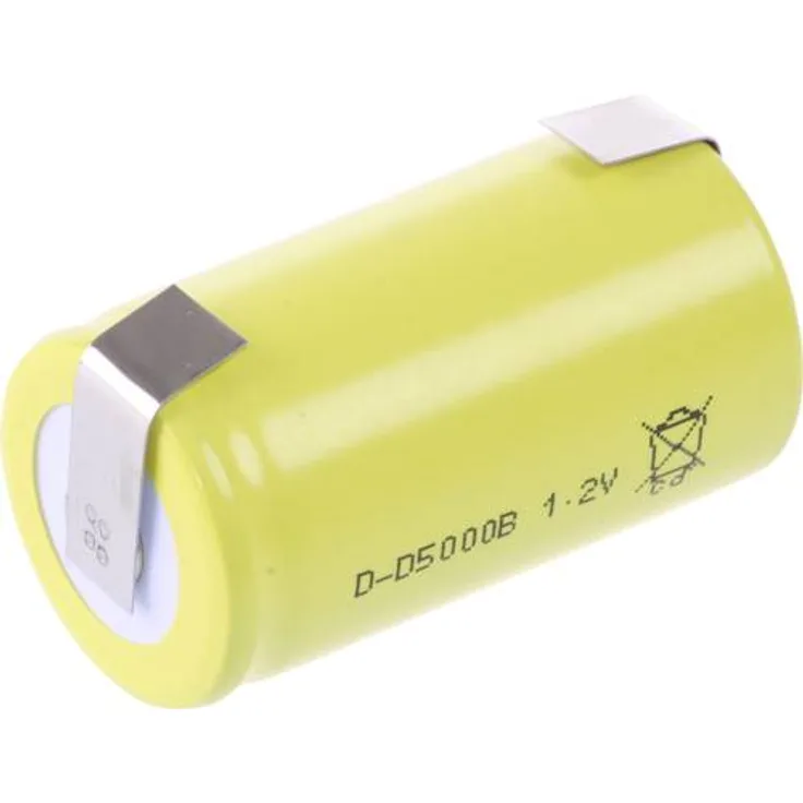 Mexcel D5000B Spezial-Akku Mono (D) U-Lötfahne, Flat-Top NiCd 1.2V 5000 mAh