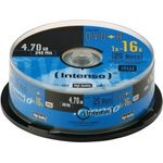Intenso DVD+R Rohlinge 4,7GB 1x-16x 25er Spindel Cakebox kratzfest - Preisvergleich