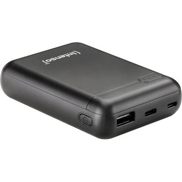 Intenso Powerbank XS10000, externes Ladegerät (10000mAh, geeignet für Smartphone-Tablet PC-MP3 Player-Digitalkamera) schwarz – Bild 2