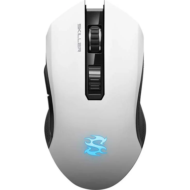 Sharkoon SKILLER SGM3 weiß, optische Gaming Maus, Dual Mode (Funk oder Kabelgebunden), RGB – Bild 1