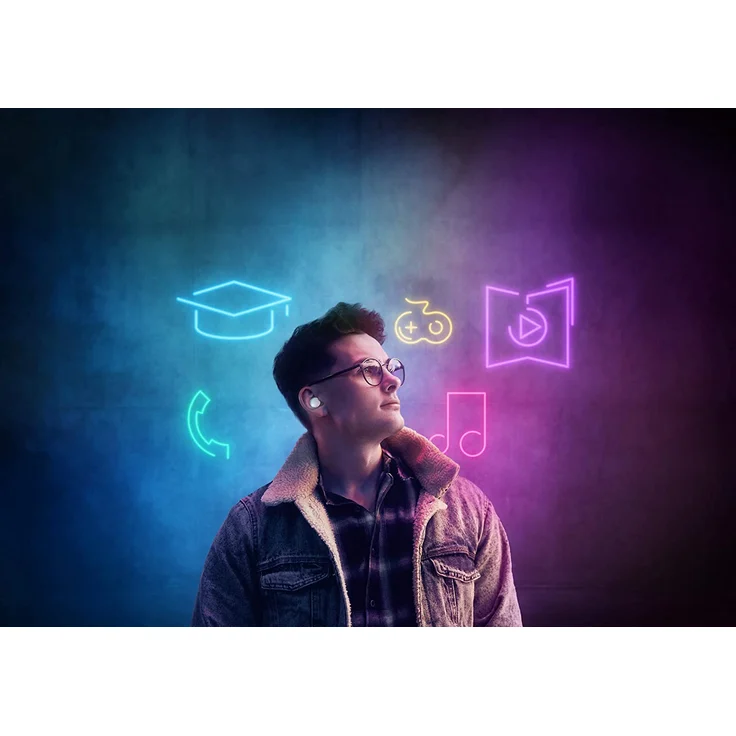 Panasonic RZ-S500WE-W True Wireless In-Ear Kopfhörer, mit Bluetooth, Mikrofon, Noise Cancelling, spritzwassergeschützt, weiß – Bild 8