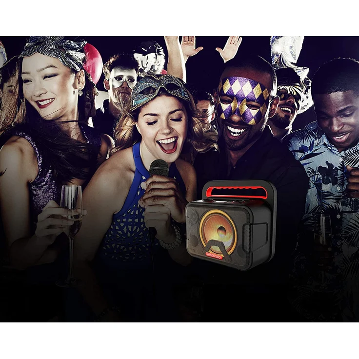 Motorola Sonic Maxx 810 - Bluetooth Trachbarer Party Lautsprecher - 20 Stunden - IPX4 Waterproof - LED-Beleuchtungssystem - FM Radio – Bild 11