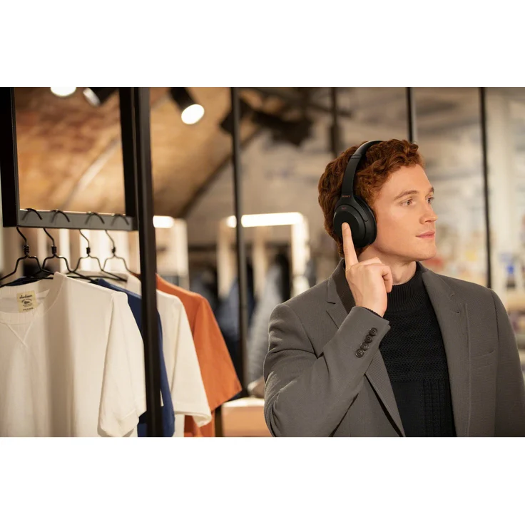Sony WH-1000XM4 kabellose Bluetooth Noise Cancelling Kopfhörer (30h Akku, Touch Sensor, Schnellladefunktion, optimiert für Amazon Alexa, Headset mit Mikrofon) Schwarz – Bild 12