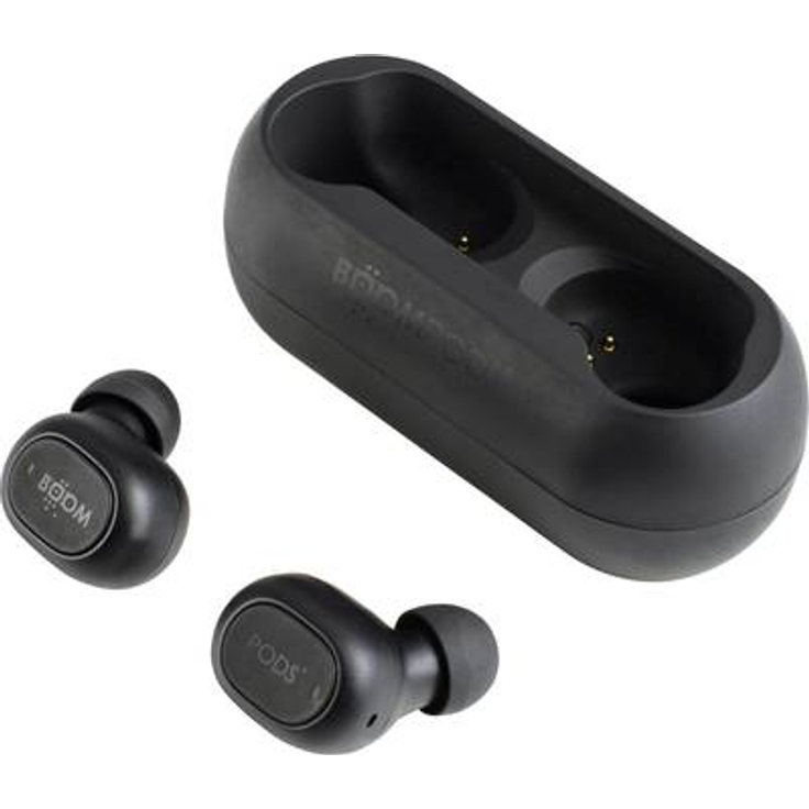 Boompods Boombuds GO Bluetooth® Kopfhörer In Ear Headset, Schweißresistent Schwarz 