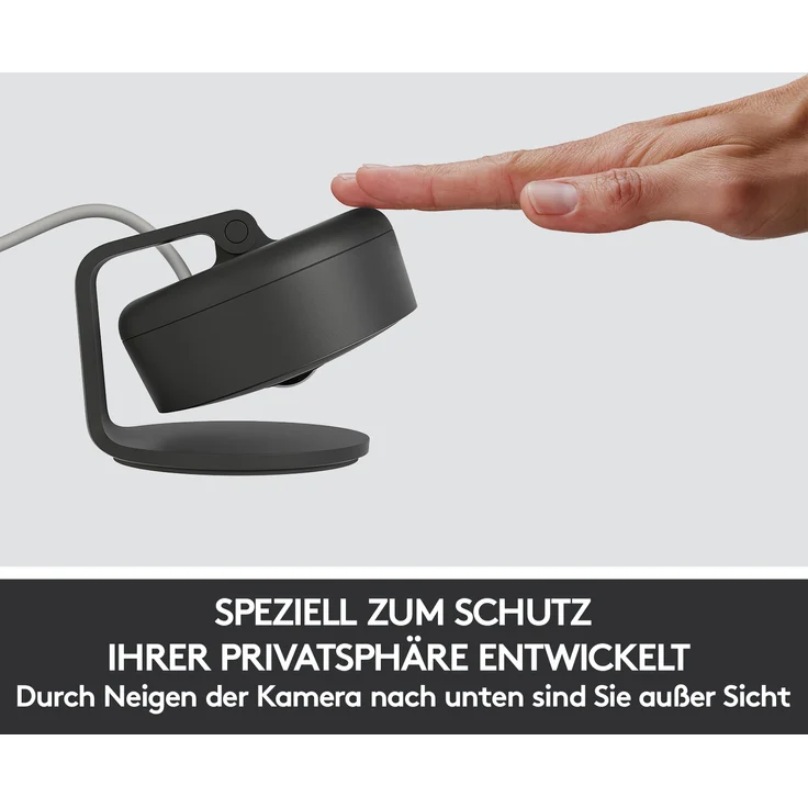 Logitech Circle View Camera, wetterfeste kabelgebundene Überwachungskamera für zu Hause, 180° Weitwinkel, 1080p HD, Nachtsicht, 2-Wege-Audio, Verschlüsselung und Apple HomeKit Secure Video, Schwarz (961-000490) – Bild 5