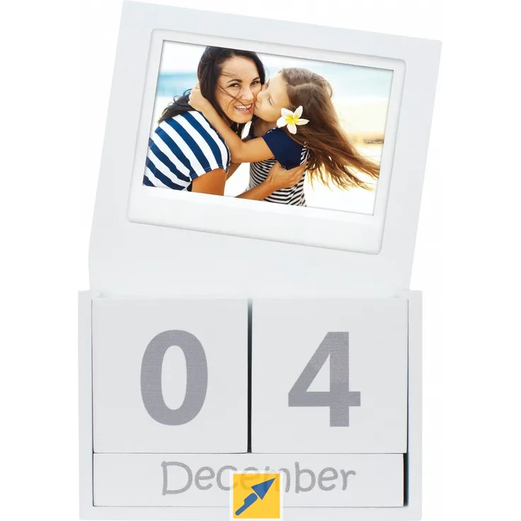 Fujifilm Instax Wide Würfelkalender, weiß