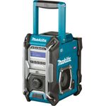 Makita 12-40V MR003GZ ohne Akku ohne Ladegerät Baustellenradio, blau