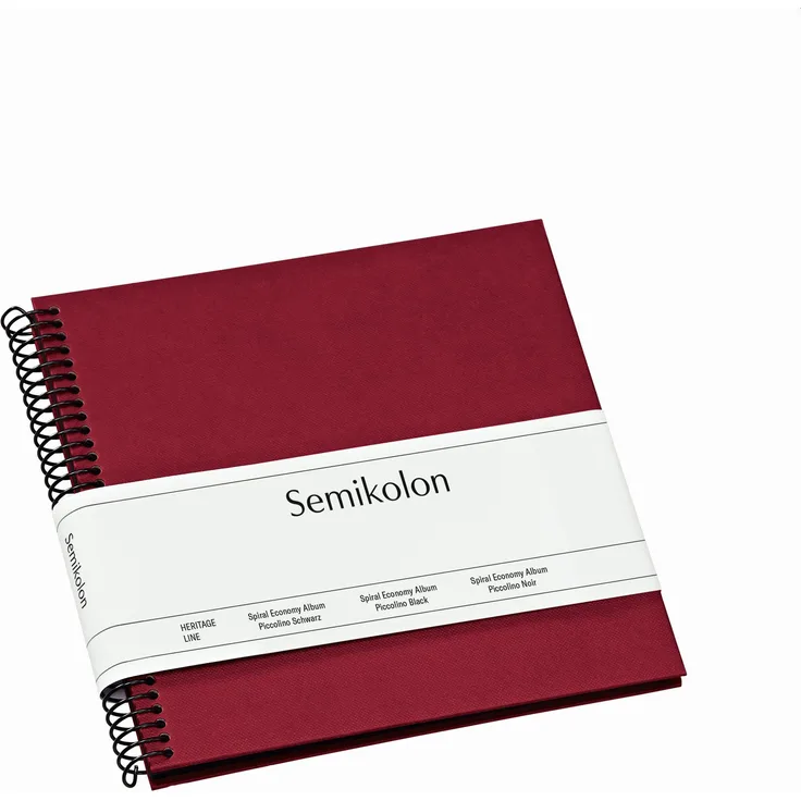 Semikolon Spiral Piccolino black burgundy