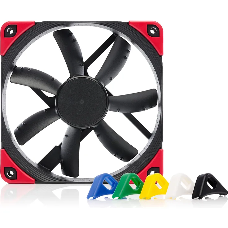 Noctua chromax NF-S12A PWM - Gehäuselüfter - 120 mm - Schwarz - Preisvergleich