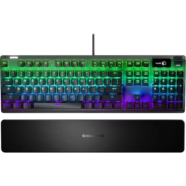 SteelSeries Apex Pro - Tastatur - mit Display - backlit - USB - Deutsch QWERTZ - OmniPoint Adjustable (64627) – Bild 1