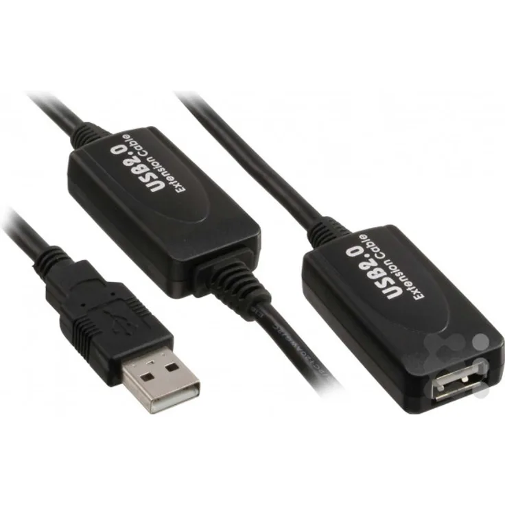 Kindermann USB Aktiv-Verlängerung 5771000110 10m,A-St./A-Bu. PC-Kabel 4021565049835