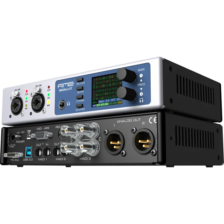 RME MADIface XT, 394-Channel, 192 kHz, MADI USB 3.0 or external PCI Express Audio Interface, 9.5'', 1
