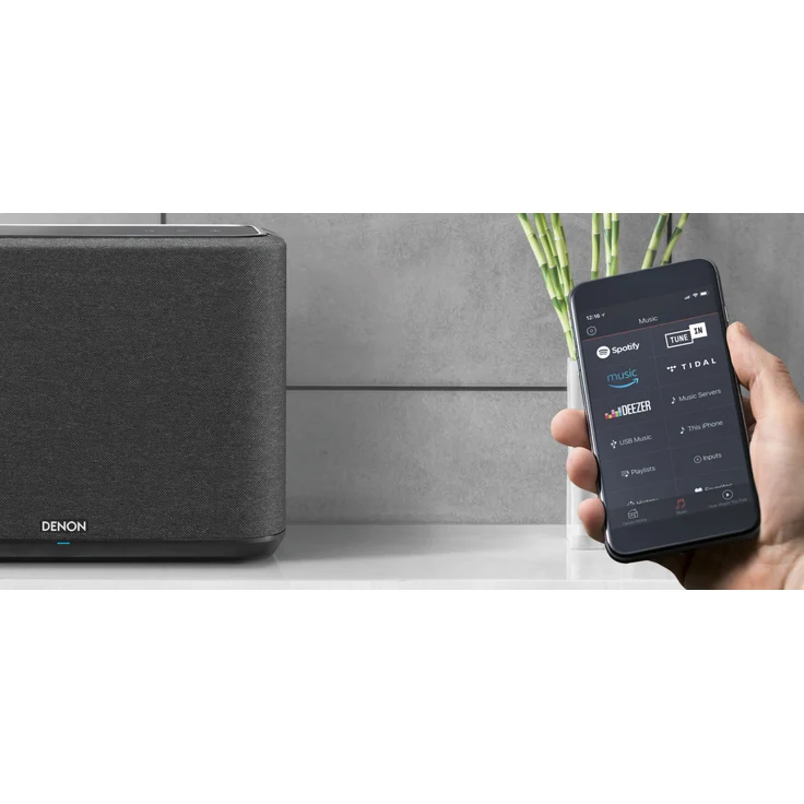 Denon Home 350 Multiroom-Lautsprecher mit Alexa, Google Assistant, Webradio, geeignet für Indoor, weiß – Bild 5