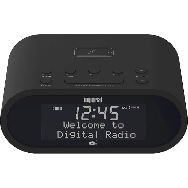 Imperial Dabman d20 Radiowecker, Dot-Matrix-Display, schwarz – Bild 1