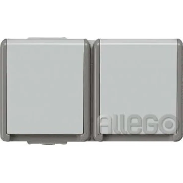 Siemens IS Schuko-Dose 2f.w Klappd.AP Delta Fläche,d 5UB4722