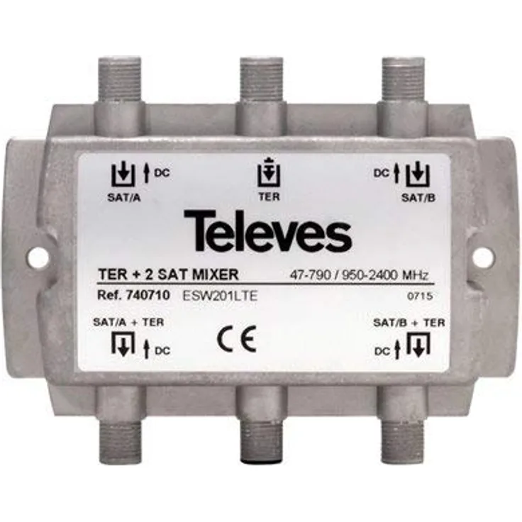 Televes Mischbatterie Dealer 3e-2s-f
