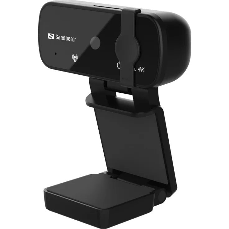 Sandberg USB Webcam Pro+ 4K - Web-Kamera - Farbe - 8 MP - 3264 x 2448 - feste Brennweite - Audio - USB 2.0 (133-98)