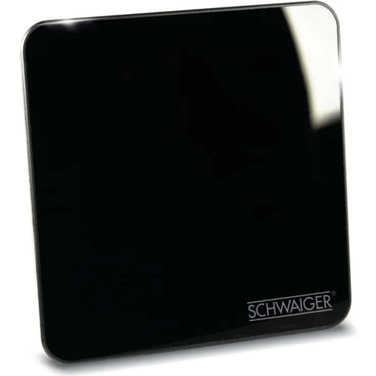 Schwaiger ZA8970 011 Aktiv DVBT-Zimmerantenne mit Klavierlack Optik (45 dB) schwaz