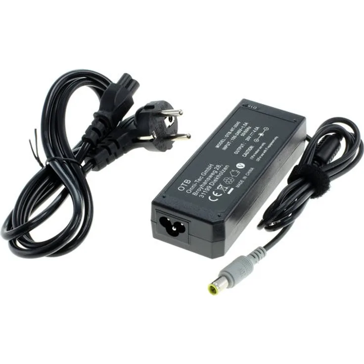OTB - Ladegerät/Netzteil kompatibel zu IBM 20V 4,5A (90W - 1 Pin) 7,9 x 5,5mm