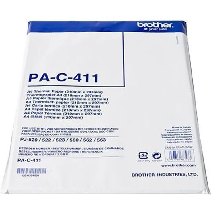 BROTHER Thermopaper A4 100 Blatt 1er-Pack PA-C-411 (PAC411)