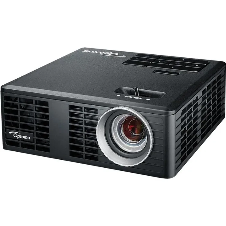 Optoma ML750e Mini-Beamer, DLP, WXGA (1280 x 800), Kontrast 10000:1, 700 ANSI-Lumen, Bildverhältnis 16:10, schwarz