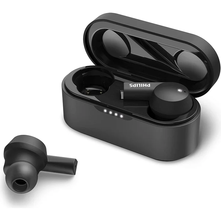 Philips Audio TAT5505BK/00 In-Ear Kopfhörer, mit Bluetooth, Mikrofon, Noise Cancelling, schwarz – Bild 3