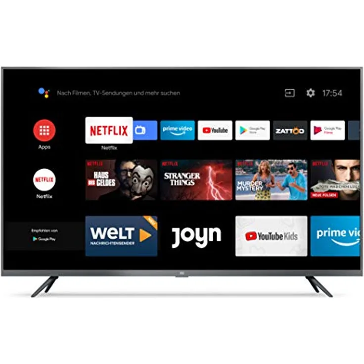 Xiaomi Mi Smart TV 4S L43M5-5ASP 108 cm (43 Zoll) LED Smart TV (Ultra HD, HDR) HD-Triple-Tuner (Sat, Antenne, Kabel) Modelljahr 2019 Energieklasse G