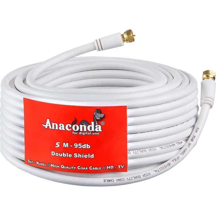 5m Kabel 95dB mit vergoldeten Kontakten