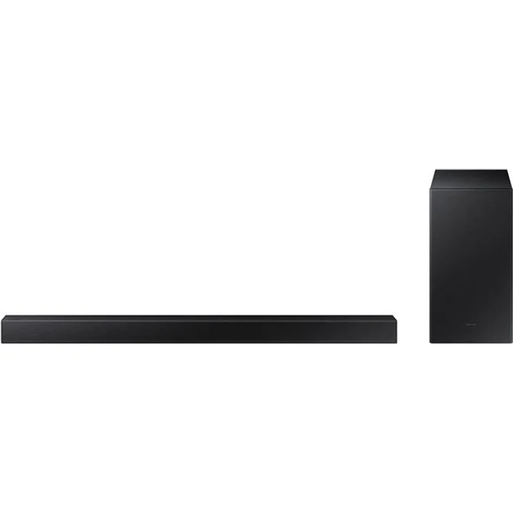 Samsung HW-A450 2.1 Soundbar mit Subwoofer, kabellos/kabelgebunden, geeignet für TV, schwarz (2021) – Bild 2