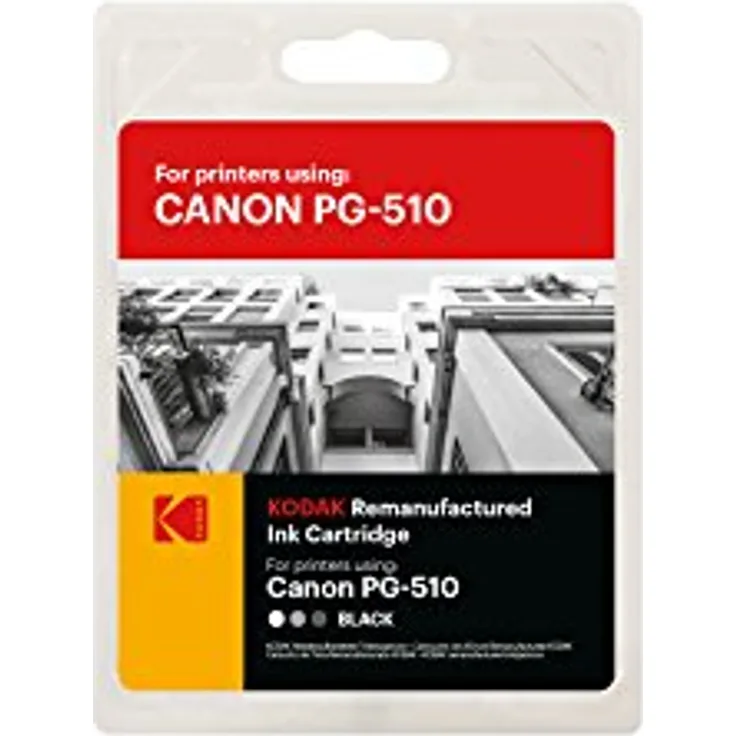 Kodak Supplies 185C051001 Tinte 220 Seiten 12ml schwarz passend für Canon MP230 kompatibel zu 2970B001-PG510