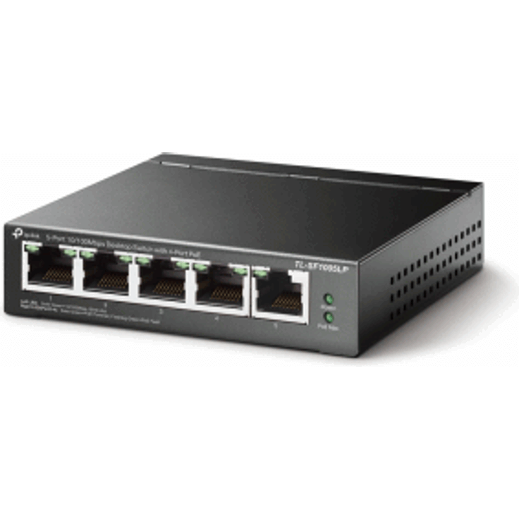 TP-Link TL-SF1005LP 5-Port 10-100Mbps (4x PoE Switch)
