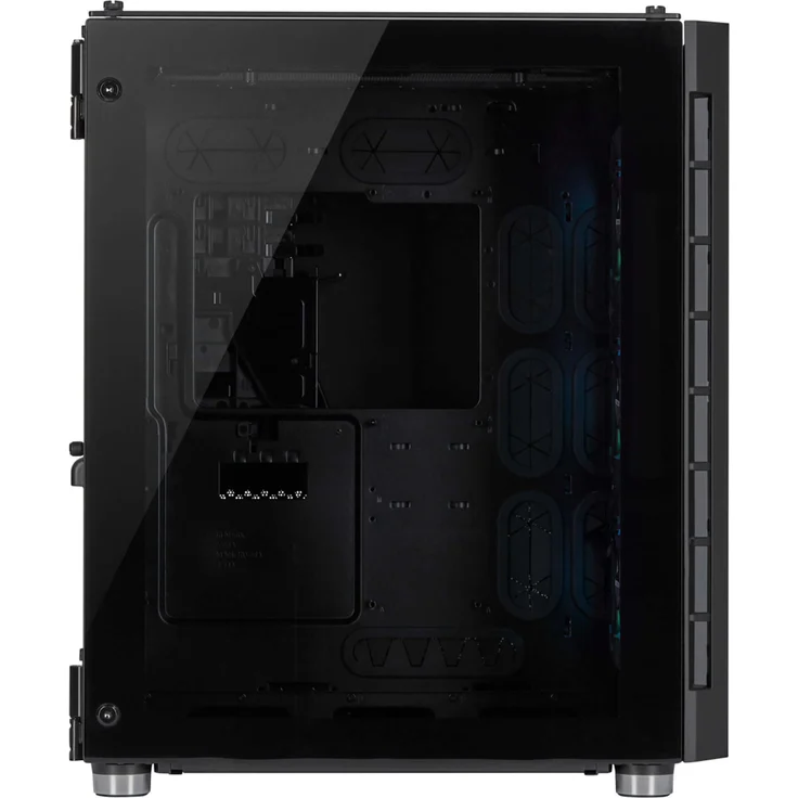 Corsair Crystal Series 680X RGB Hohem Luftdurchsatz Gehärtetem Glas ATX Smart Gaming Gehäuse, RGB LED, Schwarz – Bild 4