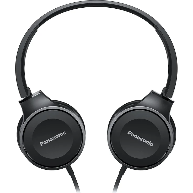 Panasonic RP-HF100ME-K On-Ear-Kopfhörer mit Mikrofon, schwarz – Bild 2