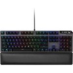 ASUS TUF Gaming K7 - Tastatur - backlit - USB - Deutsch QWERTZ - Silber (90MP0191-B0DA00)