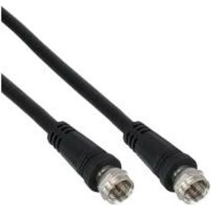 InLine 69305s Koaxial Kabel – Koaxial Kabel (F, F, SAT, weiblich/weiblich, schwarz)
