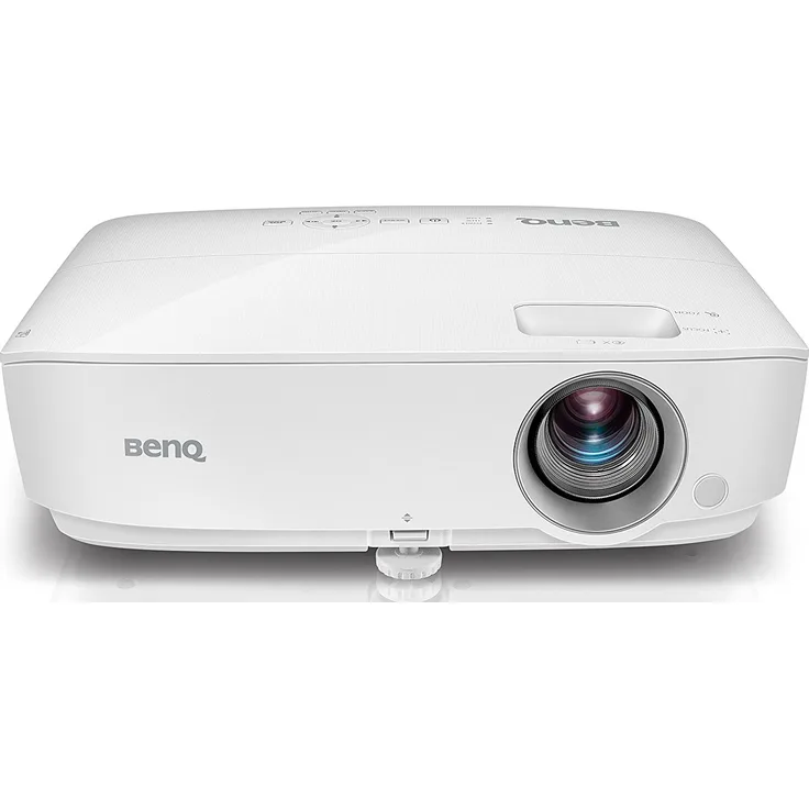BenQ W1050 Business-Beamer, DLP, Full HD (1920 x 1080 Pixel), Kontrast 15000:1, 2200 ANSI-Lumen, Bildverhältnis 16:10, weiß
