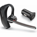Plantronics Bluetooth Headset Voyager 5220 inkl. KFZ Ladegerät, schwarz