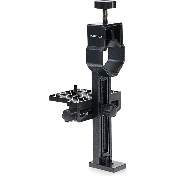 Praktica Compact-Kamerahalterung für Praktica Hydan-Spektive der Modelle 15-45x60, 20-60x77 und 25-75x90.