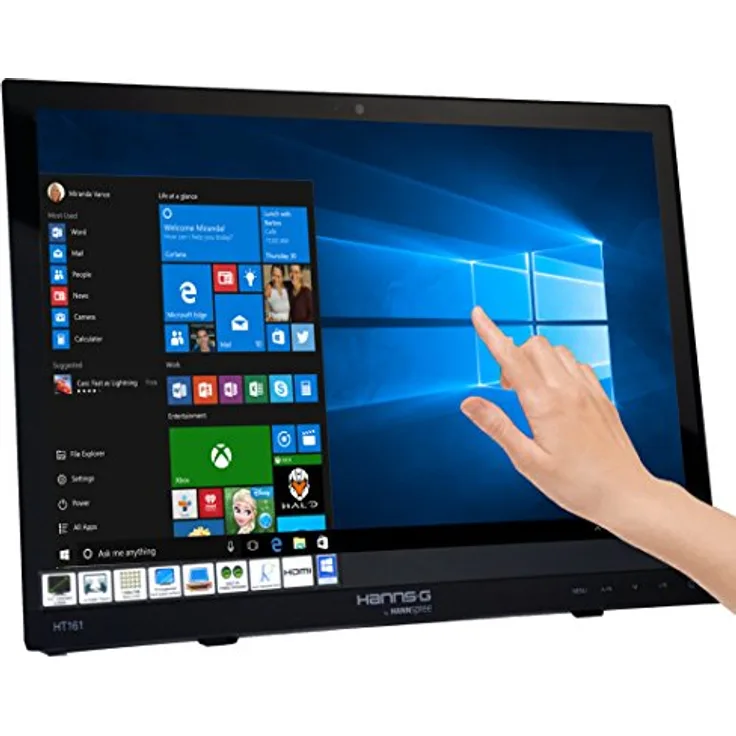Hannspree HT161HNB - 15,6 Zoll, WXGA (1366 x 768), TN-Panel, 60Hz, 12ms, 220cd/m²